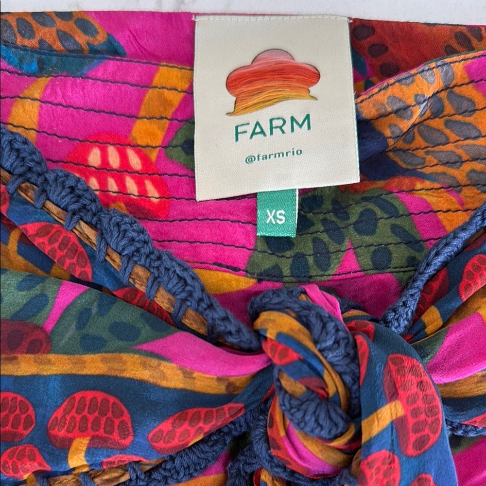 FARM Rio Multicolor Mini Skirt - Picture 2 of 4